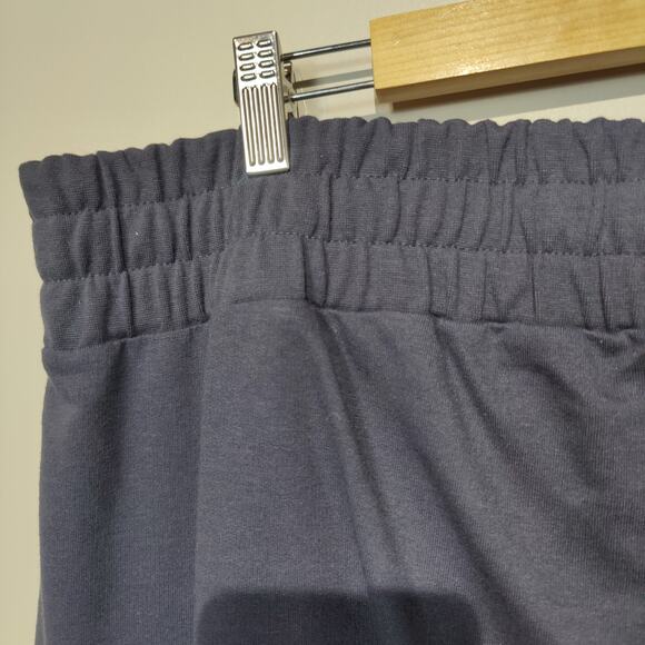 NIB Fresh Clean Threads Women's Sz 2X Navy Jogger Sweat Pants Soft Cotton Blend - Picture 3 of 6